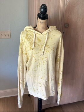 Sandcloud Tie-Dye Hoodie yellow 100% organic cotton soft Large